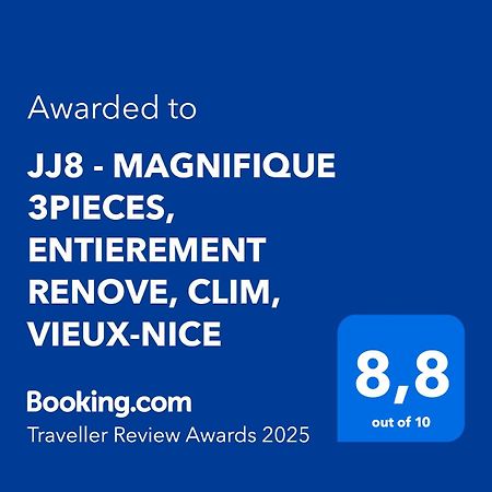 Jj8 - Magnifique 3Pieces, Entierement Renove, Clim, Vieux-Nice Exteriér fotografie